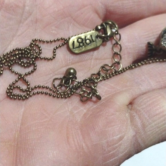 AEROPOSTALE BRASS-TONE OWL AND UNBRANDED SILVER-TONE OWL PENDANT NECKLACES - Picture 11 of 15